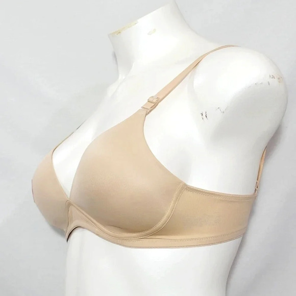 36B Hanes HC58 Lift Perfection Wire Free Bra Nude NWT - Picture 2 of 5